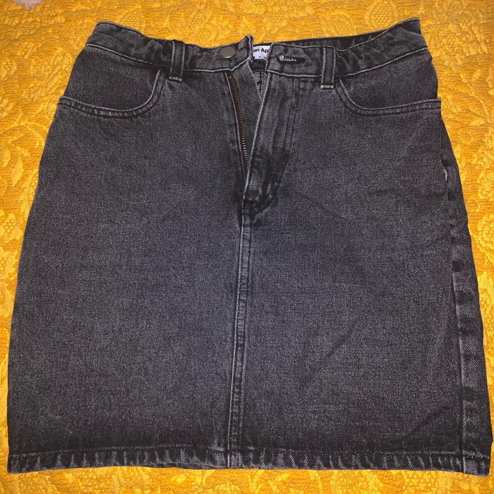 A.A jean skirt
